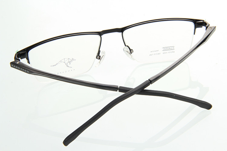 暑期kangaroo袋鼠眼镜框架超轻轻金属近视套镜夹片眼镜架