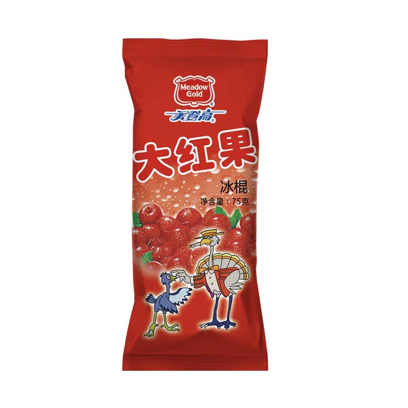美登登高老北京大红果口味山楂网红雪糕冰棍冰淇淋