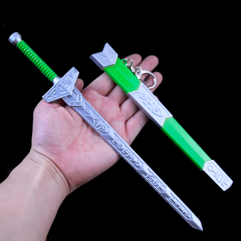 游戏周边仙剑奇侠传三魔剑镇妖剑模型玩具合金兵器武器钥匙扣挂件