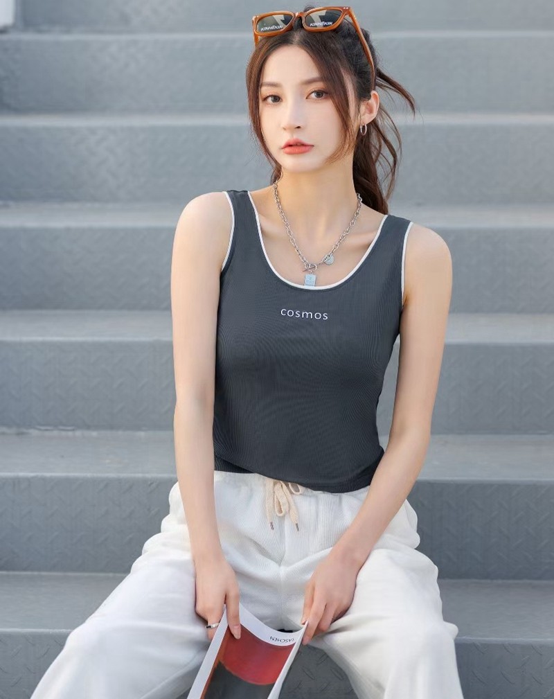 女生吊带背心心内夏季修身运动休闲内衣打底莫代尔背心吊带