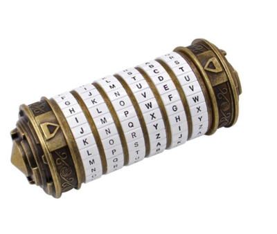 达芬奇密码锁筒送戒指情侣情人节礼物送女朋友友创意创意