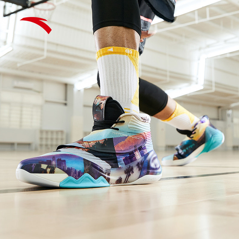 球鞋安踏篮球kt6la配色2022新款汤普森高帮运动鞋篮球鞋