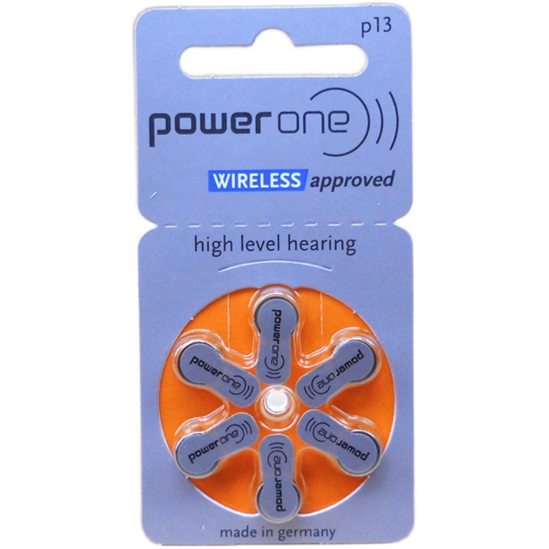 正品德国原装进口powerone p13号助听器电池1.45V PR48 锌空气A13 - 图3