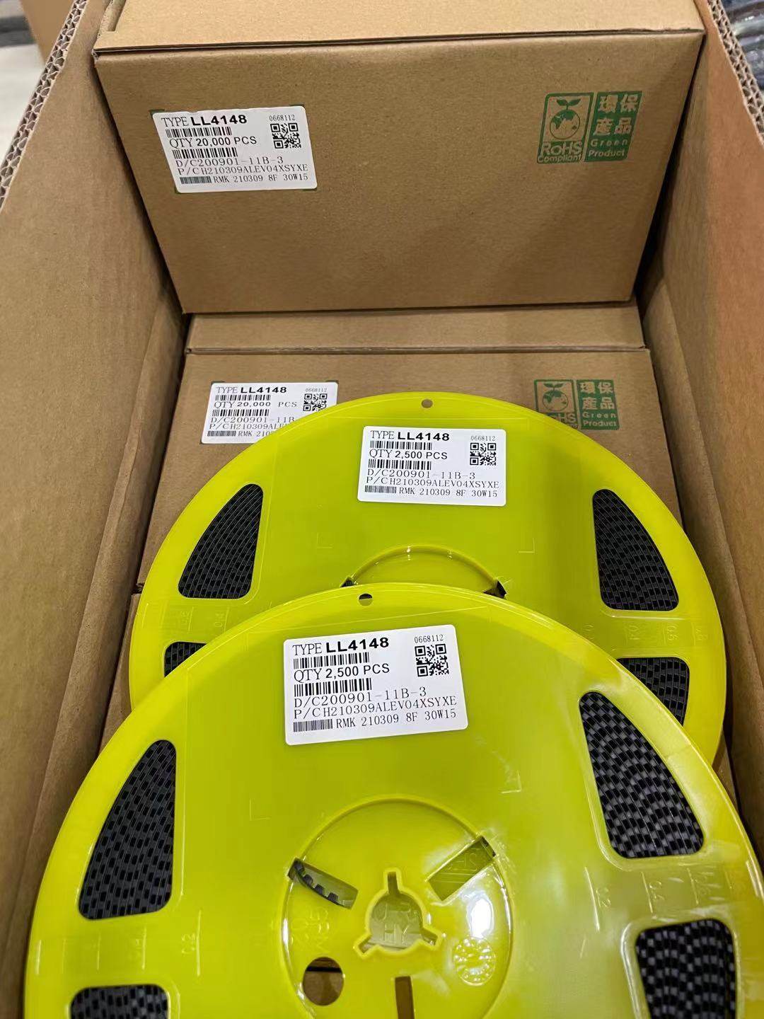 贴片开关二极管ll4148ll-341206stzmm2v43v34v7二极管