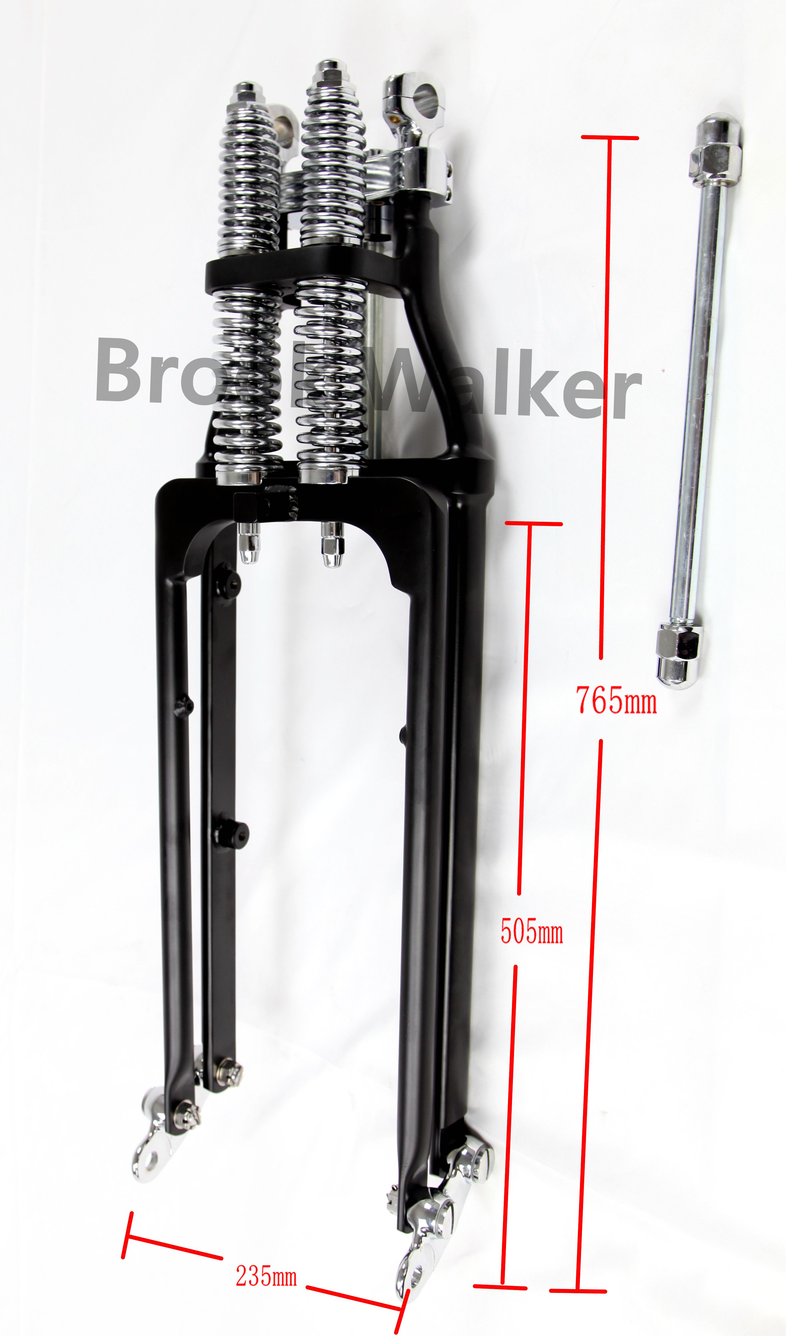 brook摩托头叉弹簧雷同原哈改装机车walker钜云摩托车减震器