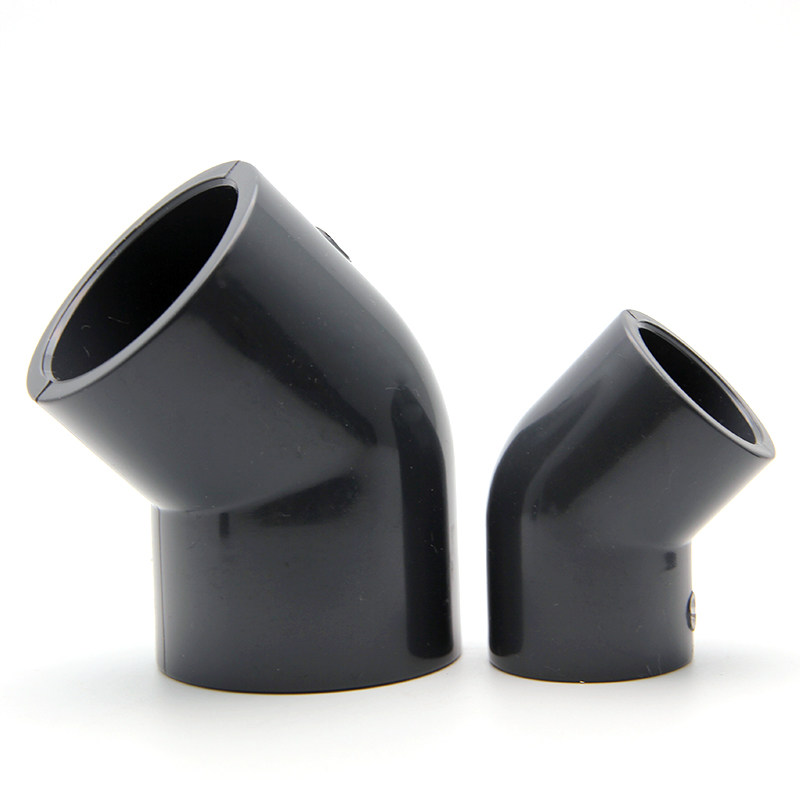 台湾三厘45度塑料弯头pvcu接头鱼缸鸭嘴白色其它水族用具设备