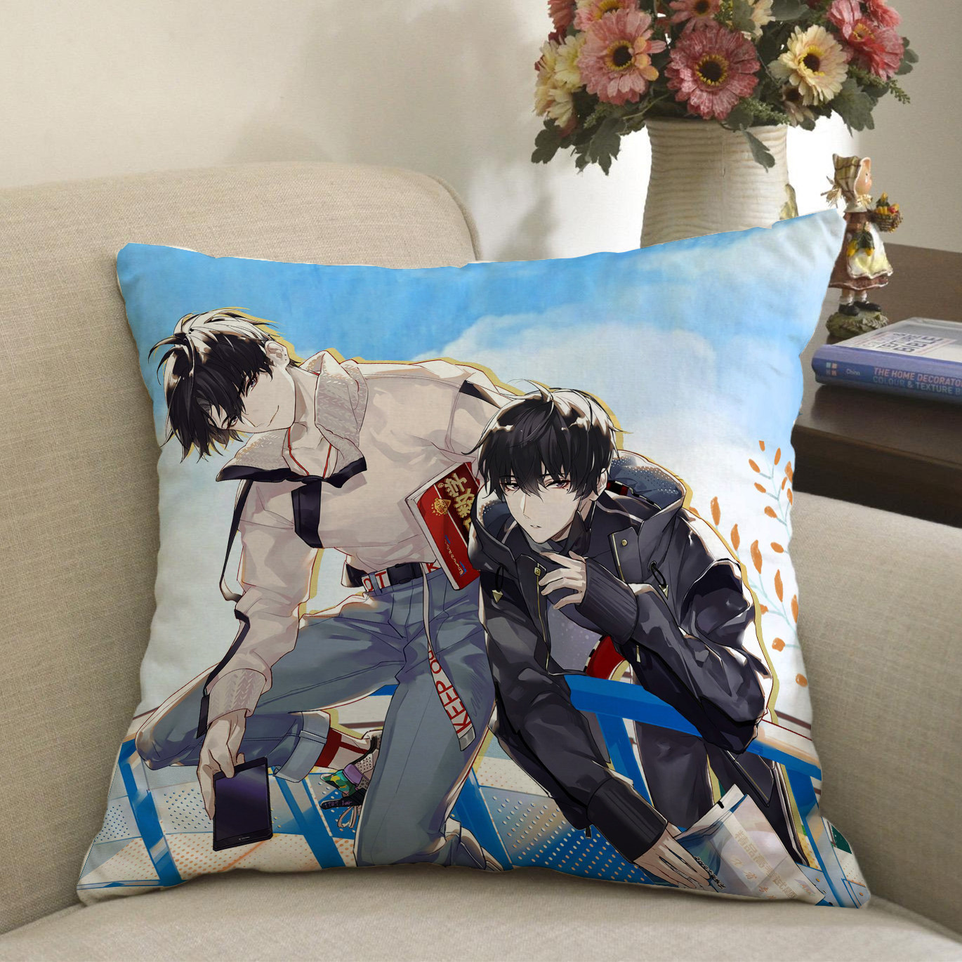 耽美小说伪装学渣贺朝谢周边大抱枕头撒野玩偶靠垫