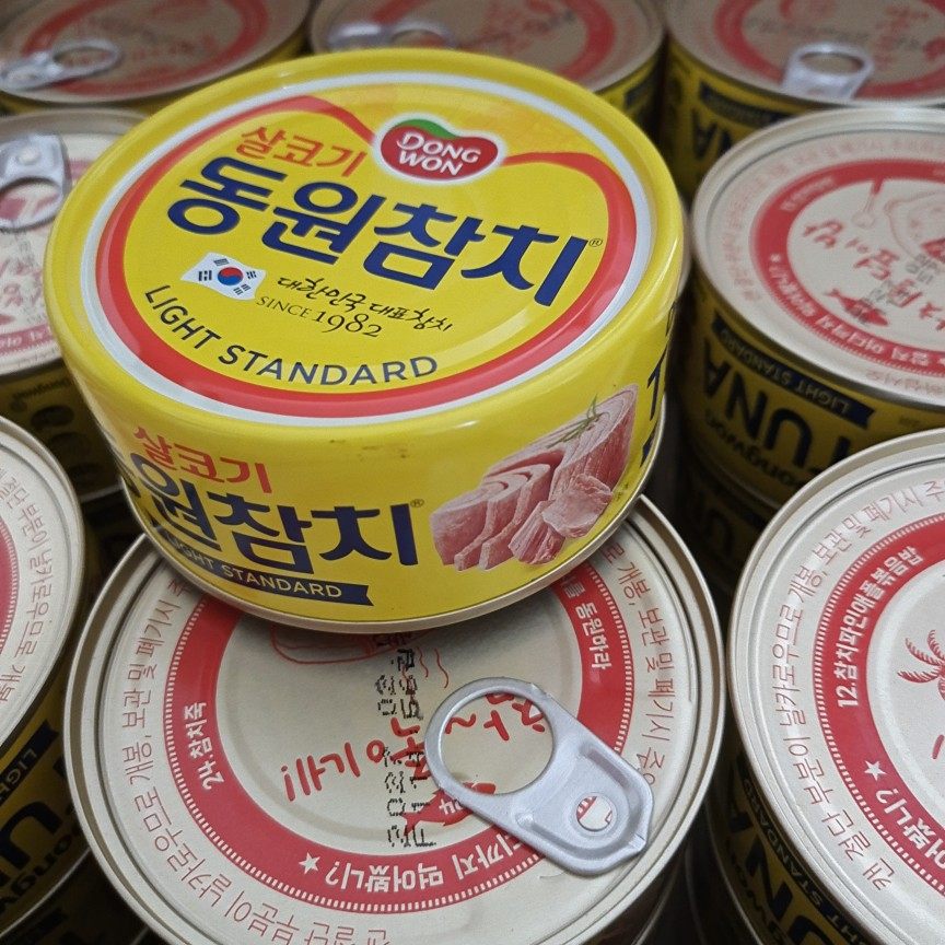 原味不辣东远韩国金枪鱼罐头250g即食代餐吞拿鱼肉制品