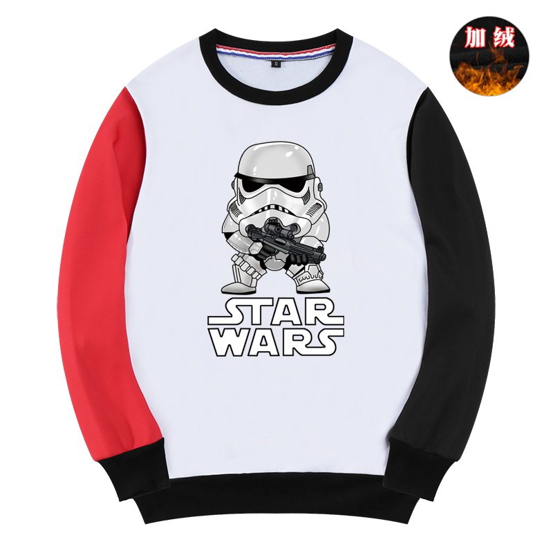 星球大战starwars电影电影周周边黑暗武士卫衣加绒卫衣