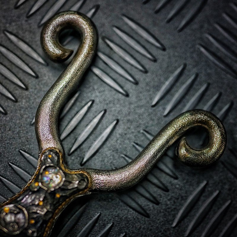 酷友弹弓钛合金藏品edc高端雕刻手工重生cooyoo多功能组合工具