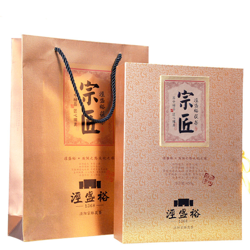 砖茶泾阳茯茶金花茯砖陕西特产正宗泾盛裕宗匠其它黑茶