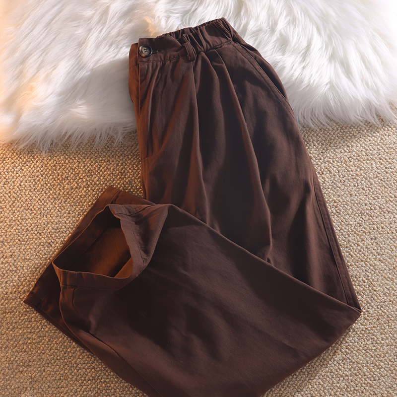 日系工装裤男直筒宽松阔腿潮流裤子夏季薄款坠感情侣休闲灯笼裤女