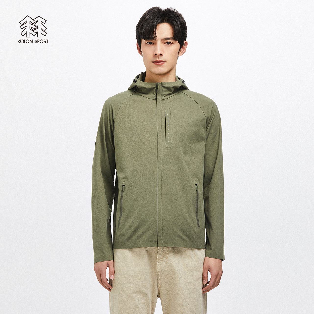 seco系列kolonsport可隆外套男款空气夹克春季针织防晒衣