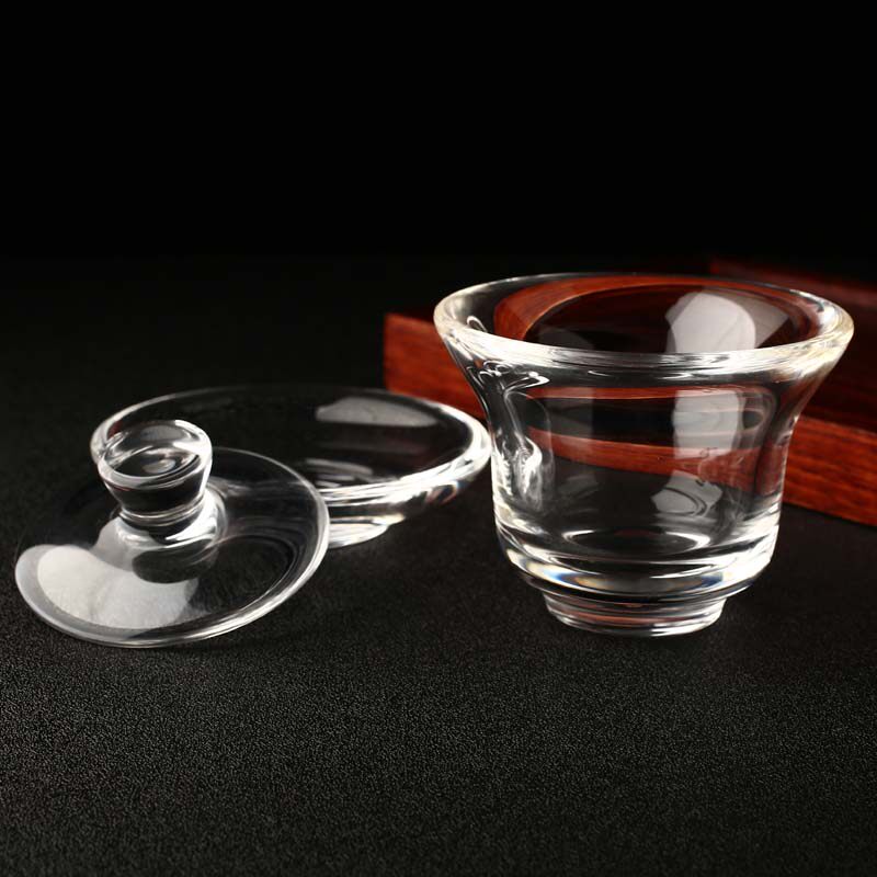 茶具水晶天然水晶功夫盖碗茶道茶杯茶壶盖碗