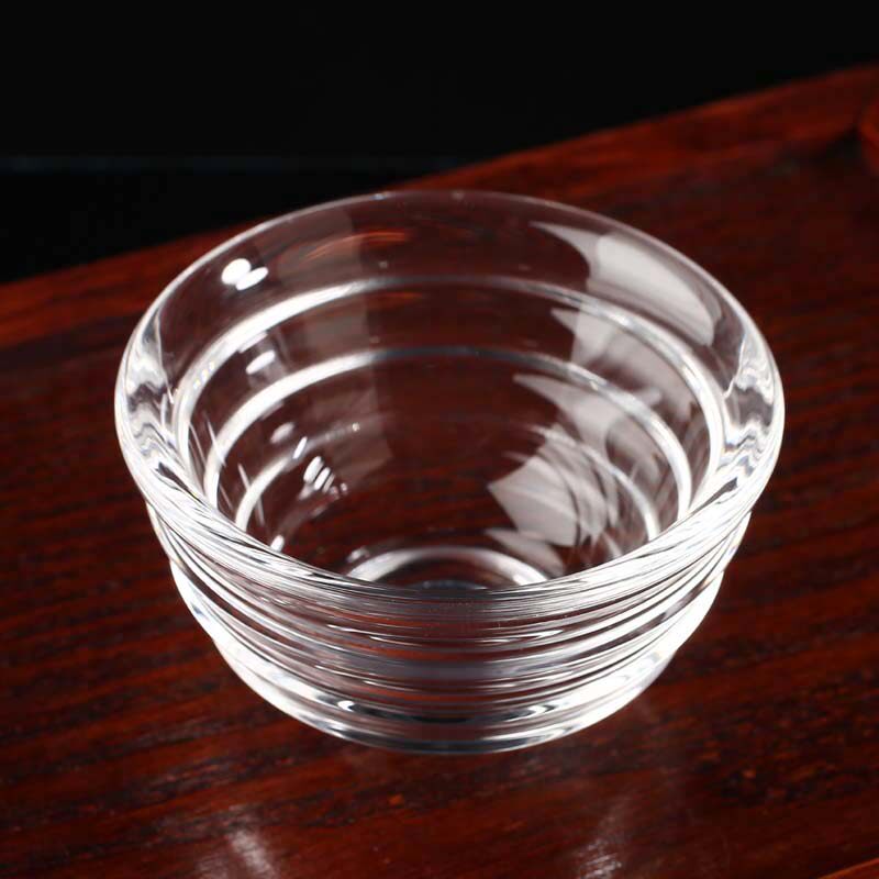 水晶天然水晶打磨茶杯水杯高脚杯透明杯白杯子烈酒茶杯
