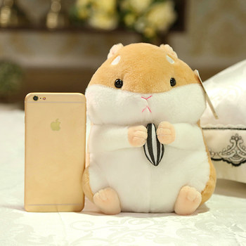 Cute girly heart fat hamster doll ins birthday gift Korean grabbing machine rag doll plush toy