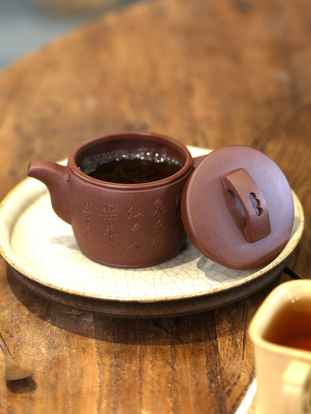 一水堂宜兴兴纯手工紫砂壶原矿底槽清曼生汉瓦壶茶壶