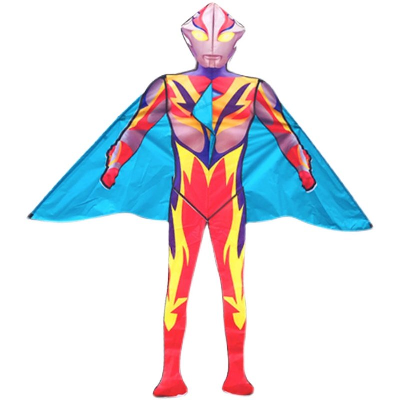 风筝儿童微风易飞潍坊三角大型奥特曼高档初学者风筝