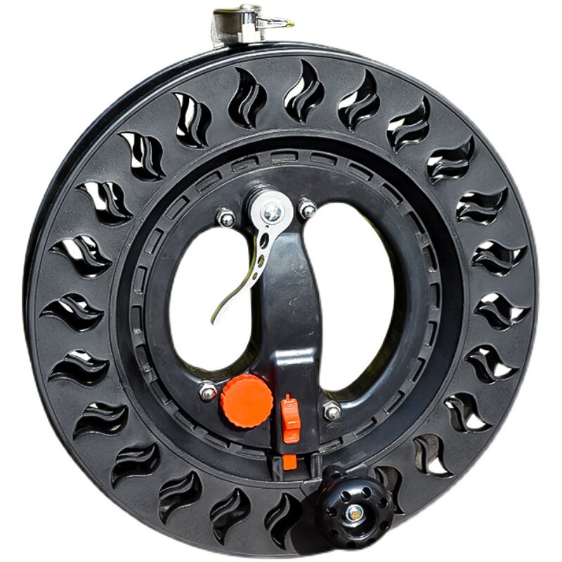 风筝轮带线大轴承静音音带刹车倒转手摇线盘风筝