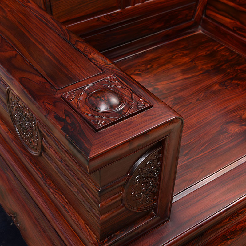 沙发阔叶黄檀印尼酸枝小户户型明式素面东阳实木沙发