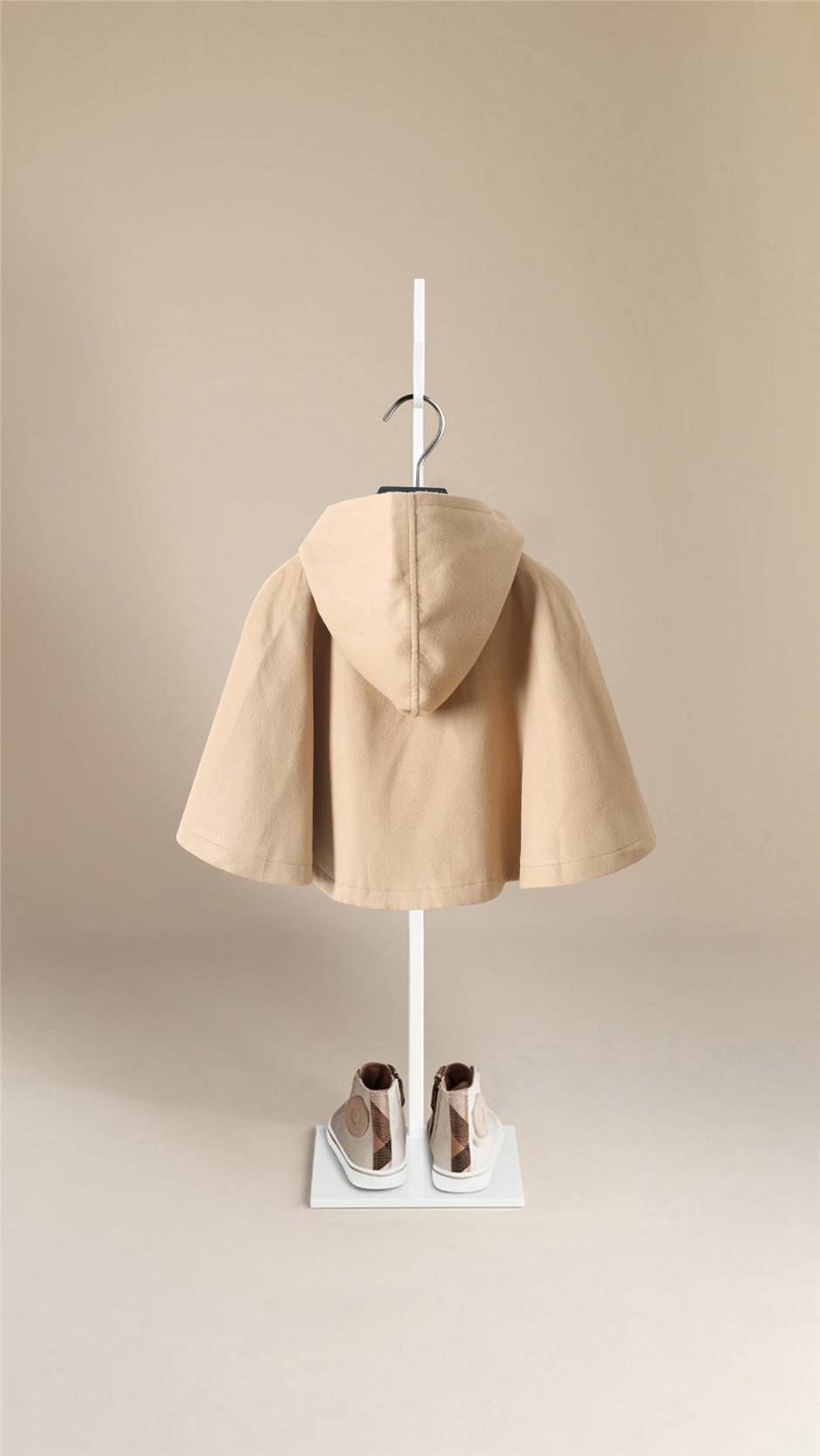 高端童装女童斗篷披肩英伦风女婴婴儿洋气披风披风