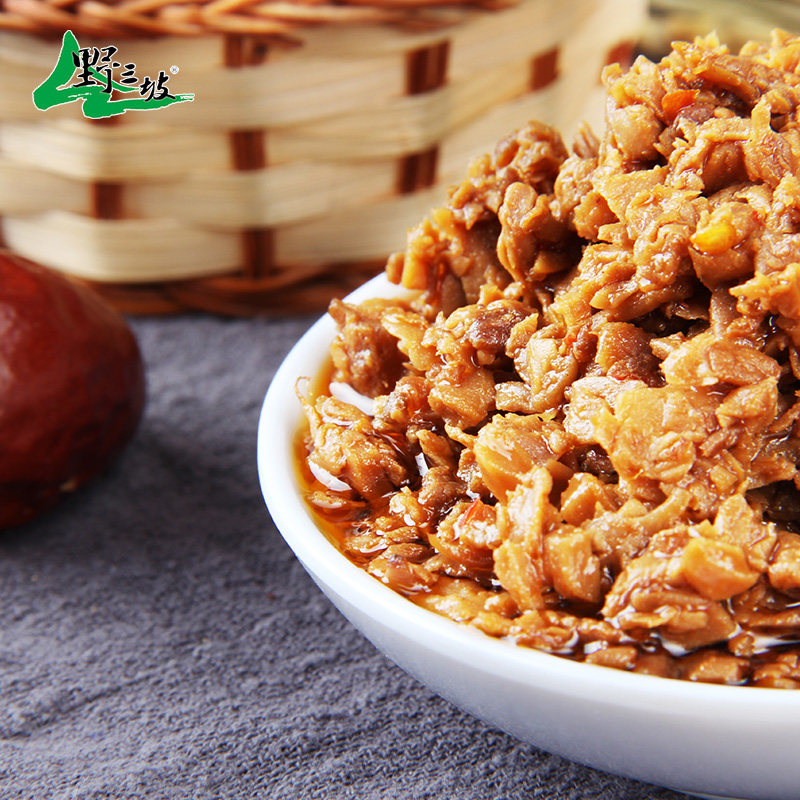 三坡野山蘑酱180ml白蘑酱蘑菇香菇酱拌饭酱拌面酱类调料