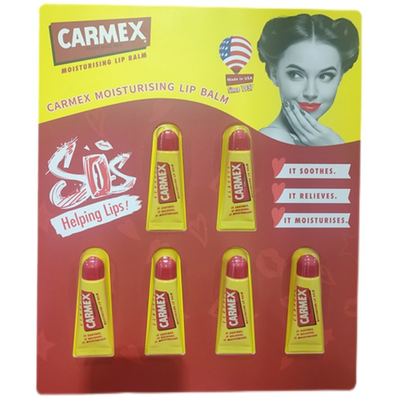 山姆会员超市美国麦克斯carmex修复唇膏组合10gx6润唇膏