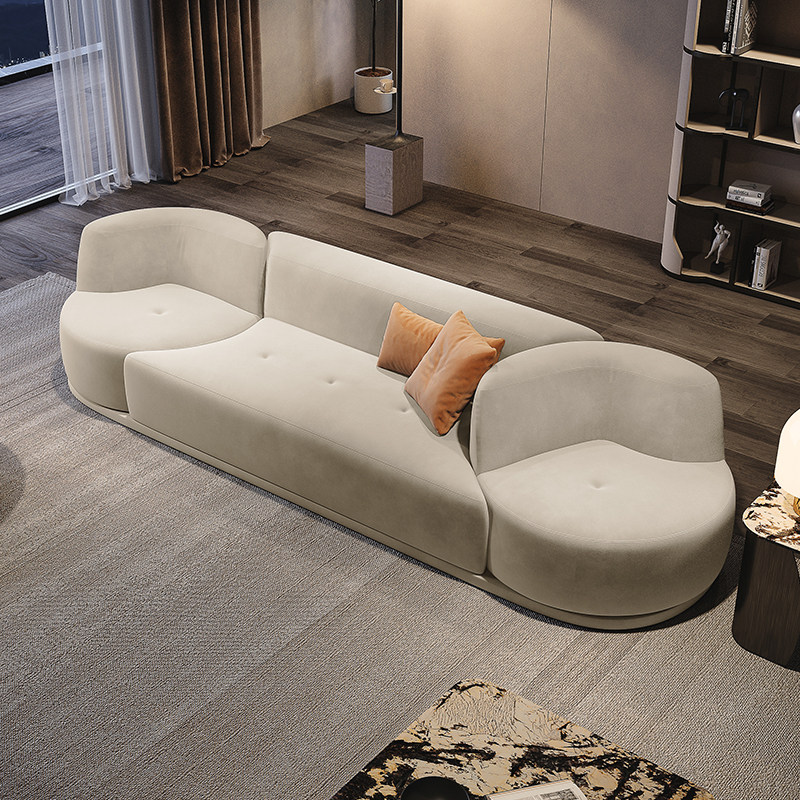 意式极简bordone旋转沙发现代简约意大利设计师2022创意布艺沙发