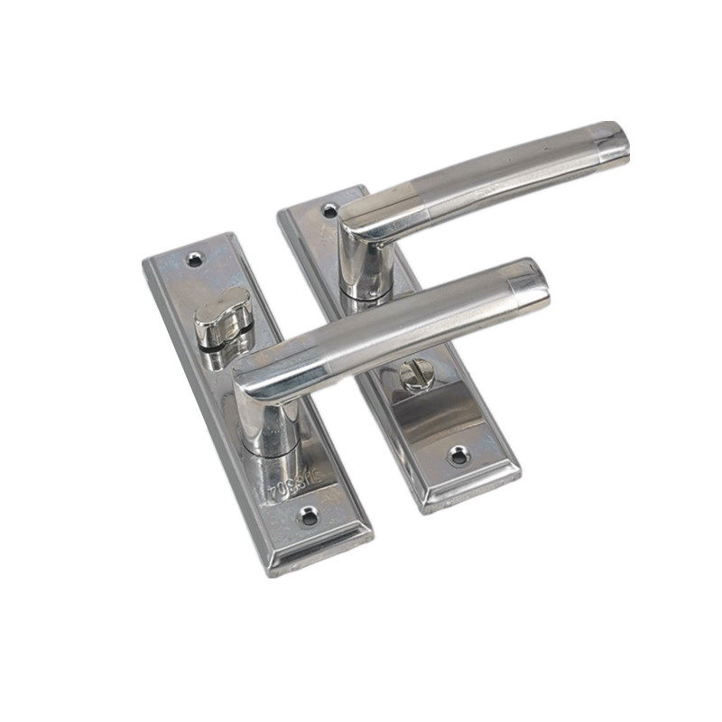 铝合金门锁卫生间卫浴厕所浴室锁厨房门不带钥匙机械门锁