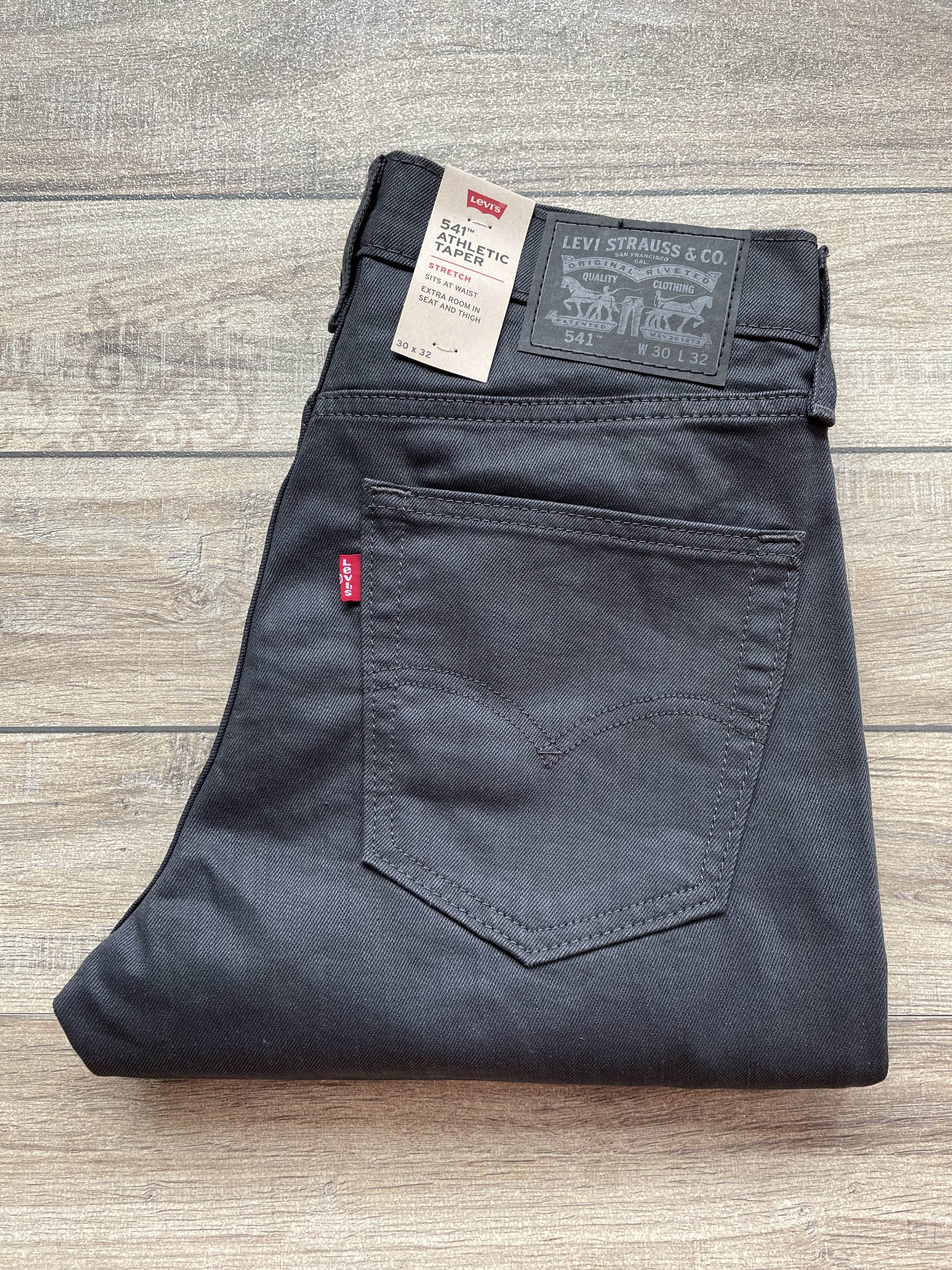 美国正品Levis李维斯男士541中腰宽松锥形深灰色牛仔裤18181-0005