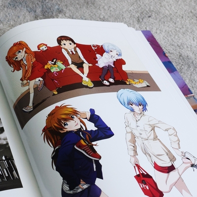新世纪福音战士十周年画集增尾亲笔手绘原图遗稿公开收录碇真嗣绫波丽