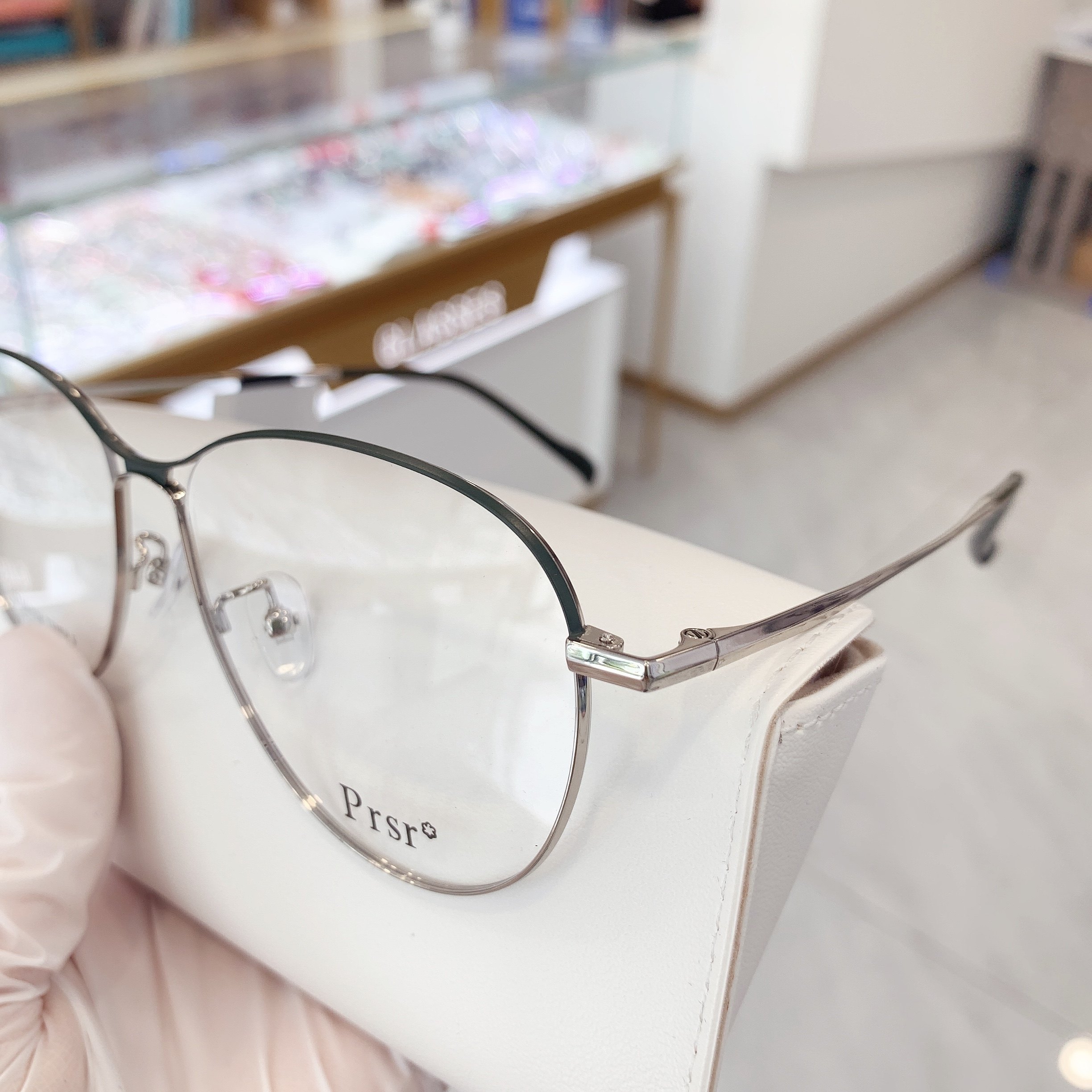 新款帕莎prsr眼镜镜框pt75007时尚金属近视女全眼镜架