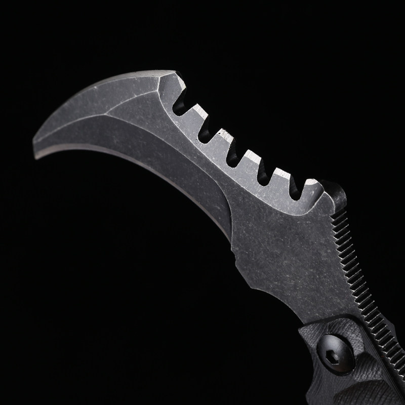 刀具新款爪子小刀防身荒野直刀野外狼牙硬度其他户外刀具