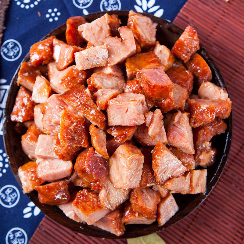石家庄特产洛杉奇美味小吃猪肉铺广味零食叉烧广式蜜汁叉烧肉400g