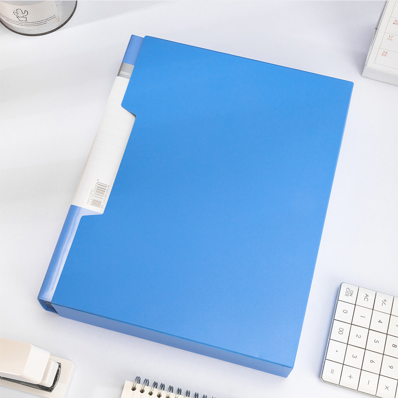 多层多页得力a4插页文件夹活页资料档案夹资料册