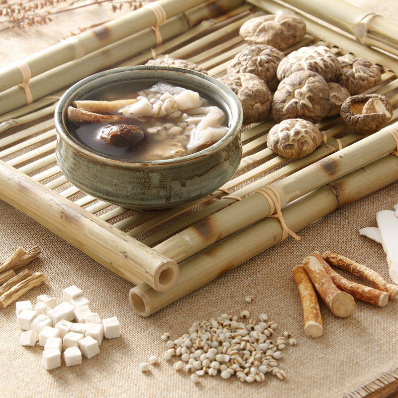 膳太淮山云苓薏米汤湿气熬夜脾胃差常煲炖药膳广东汤料煲汤料包