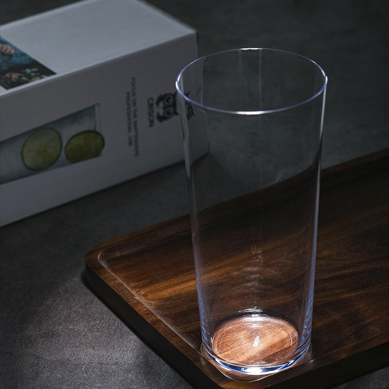 crison无铅水晶玻璃刻花长饮杯夏季气泡酒杯