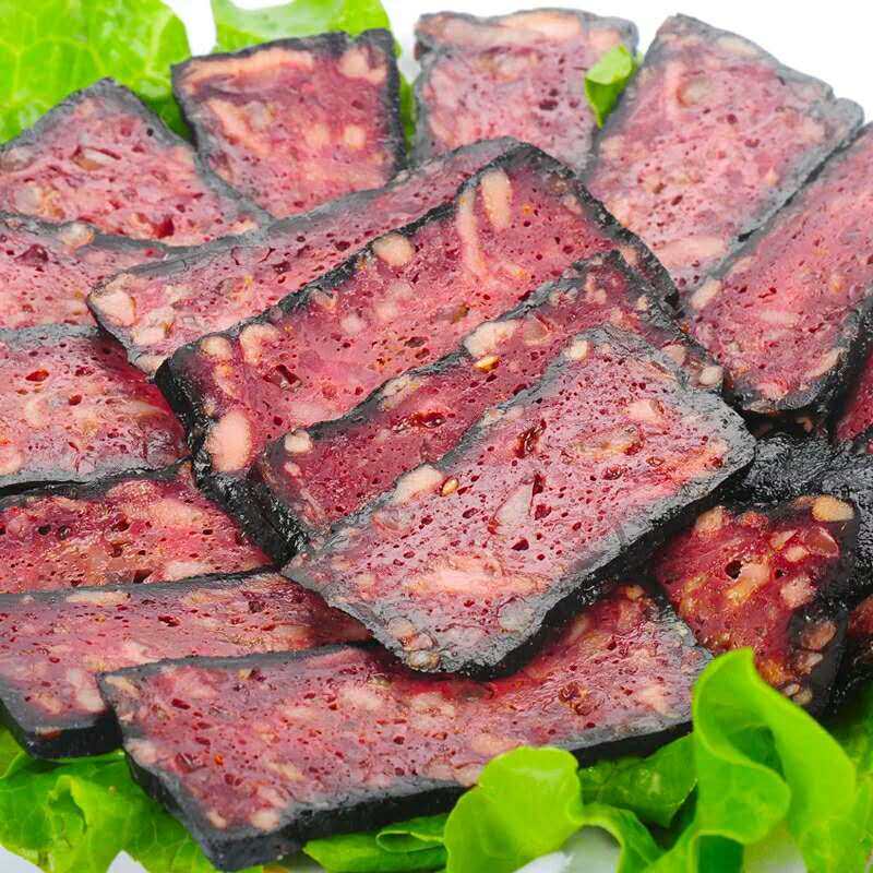 豆腐陕西特产丰标血粑220g陕南安康土特产石泉猪肉类