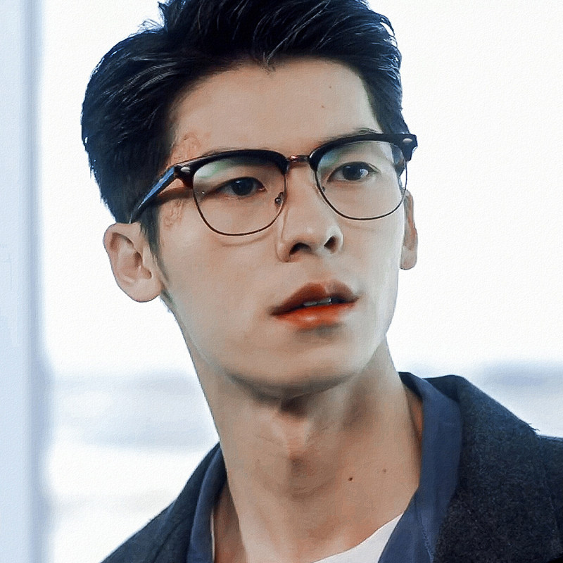 想见辐射配有视镜护目半框蓝光男潮眼镜维同款防蓝光镜