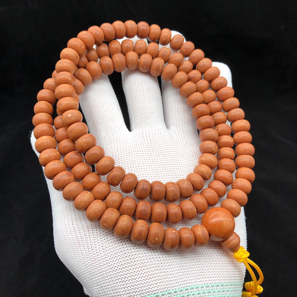 提珠去皮黄皮凤眼菩提泥鳅念珠佛珠