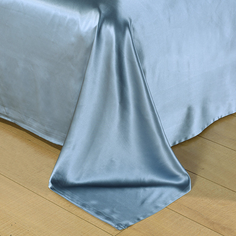 枕水人家重磅姆米100%真丝床单桑蚕丝绸床罩床笠床单