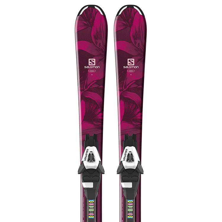 冷山特卖1819salomon萨洛蒙qstluxjr儿童童道滑雪板