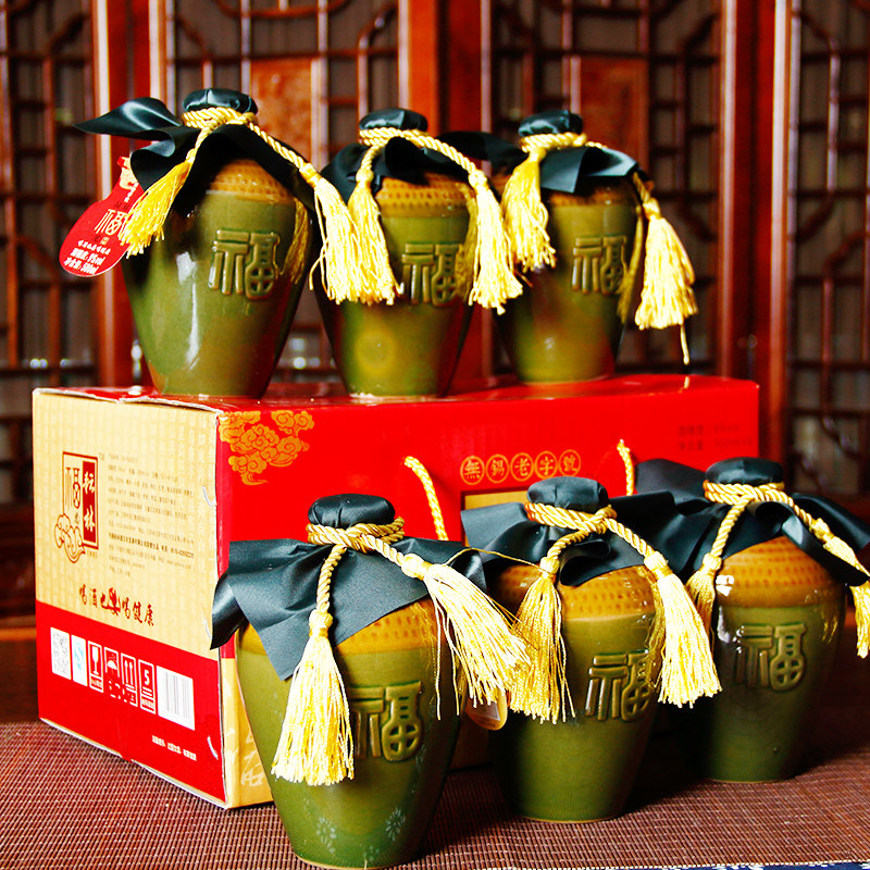 江阴特产耘林福酒糯米米酒江苏无锡黄酒500ml传统黄酒