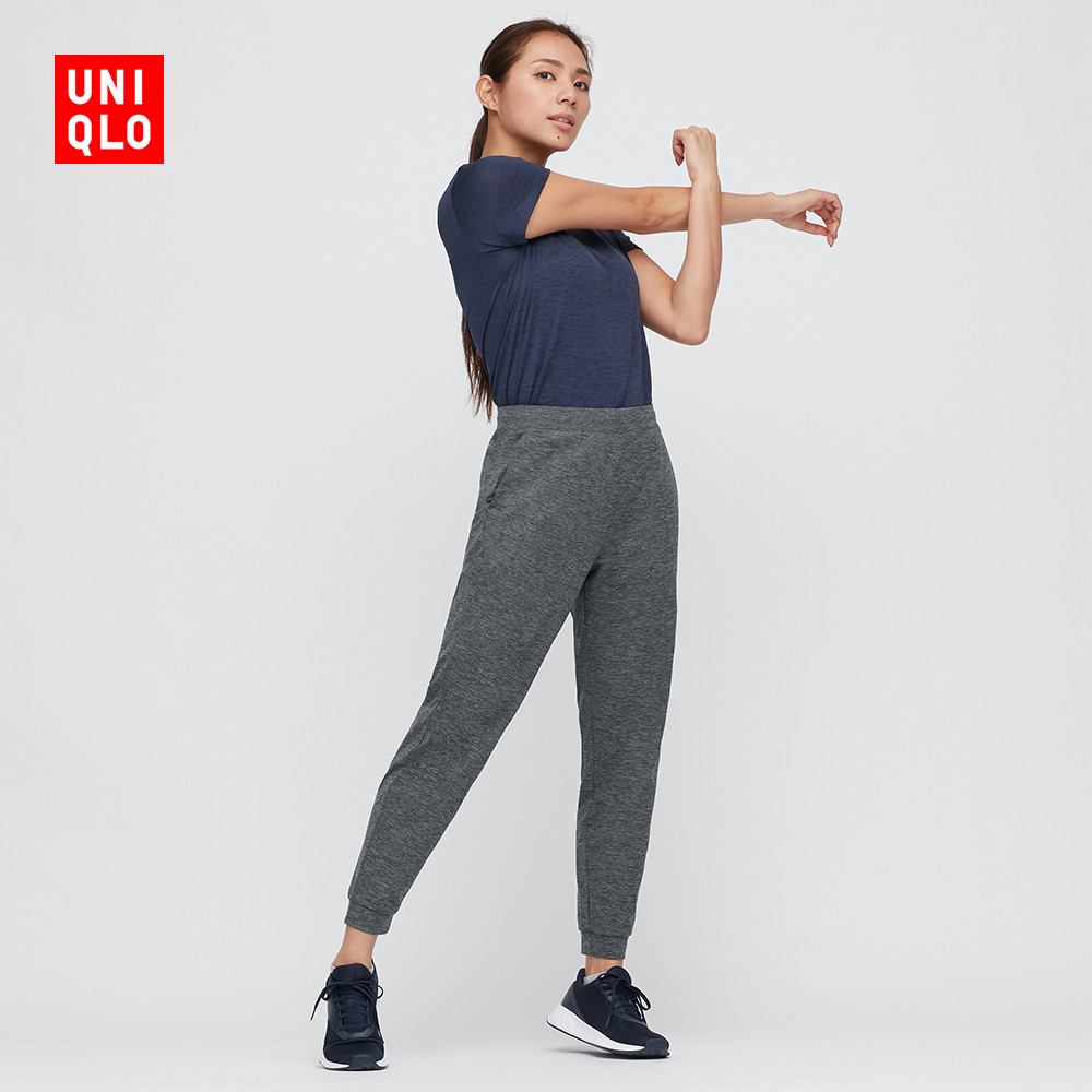 优衣库 女装 高弹力运动九分裤 433737 物理防蚊裤
