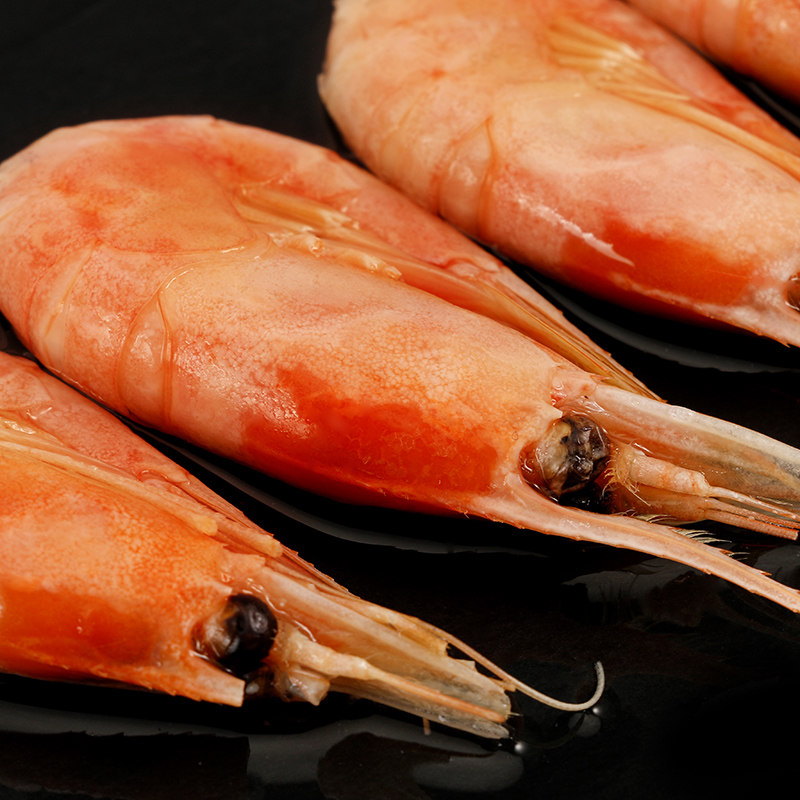 海鲜冷冻北极甜虾头籽虾腹籽冰虾即食海虾水产马鲛鱼