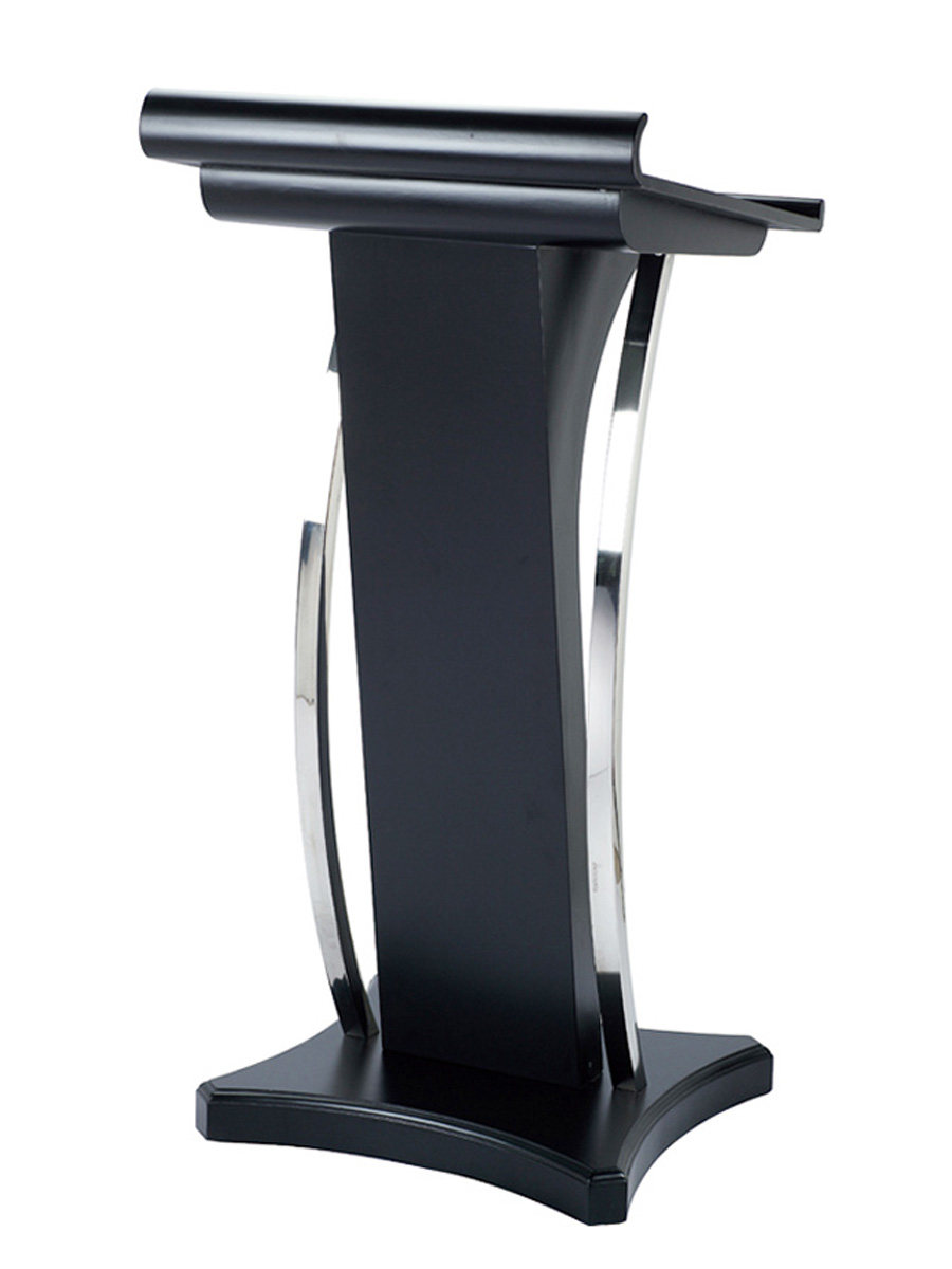 讲台桌会议室多媒体讲台演讲台发言台简约现代讲话接待台迎宾咨客