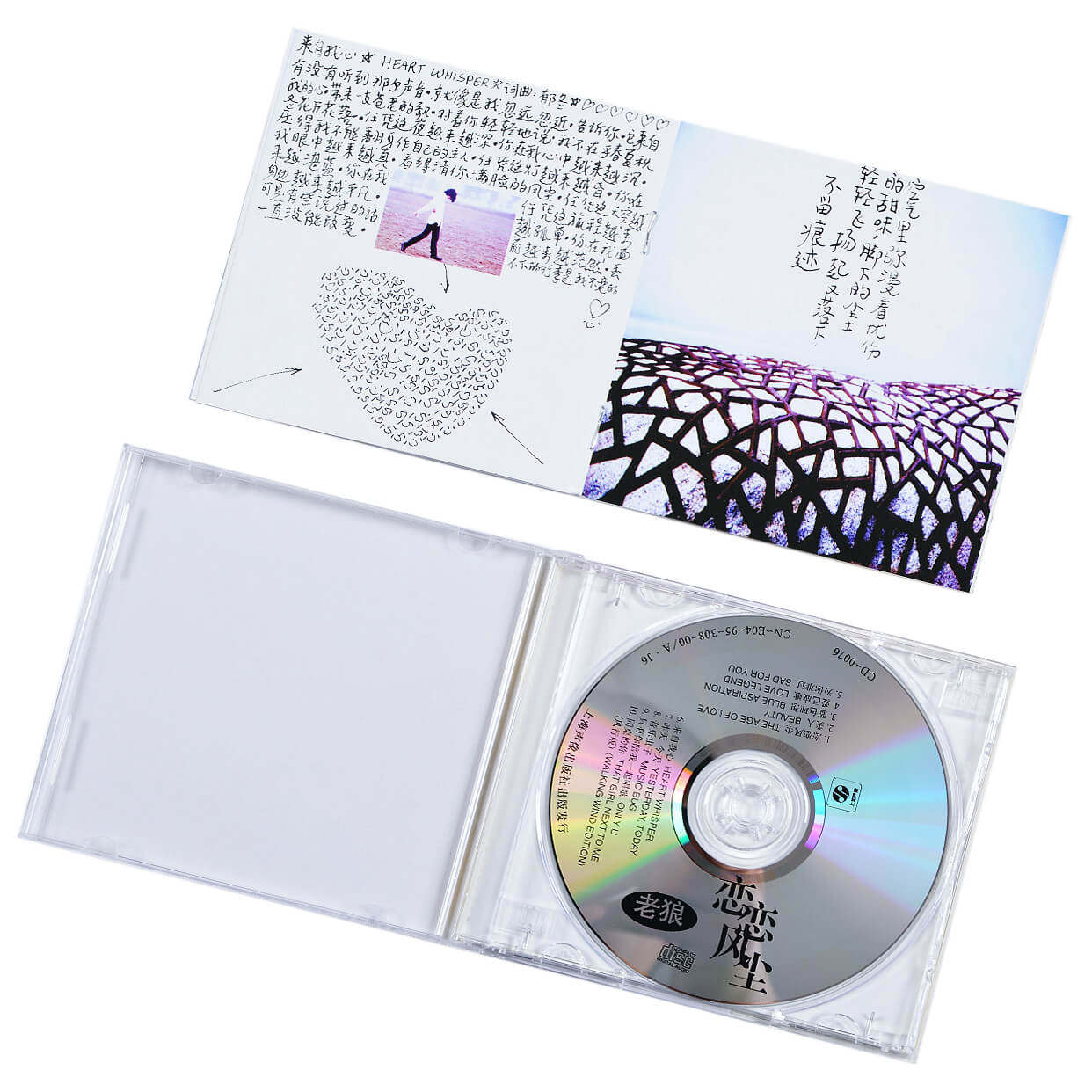 正版老狼恋恋风尘1995专辑上海声像民谣唱片音乐cd
