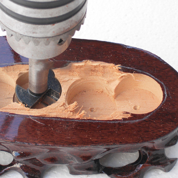 y010专业奇石底座电动挖槽工具木工开孔器 挖槽钻头木工 锋利包邮