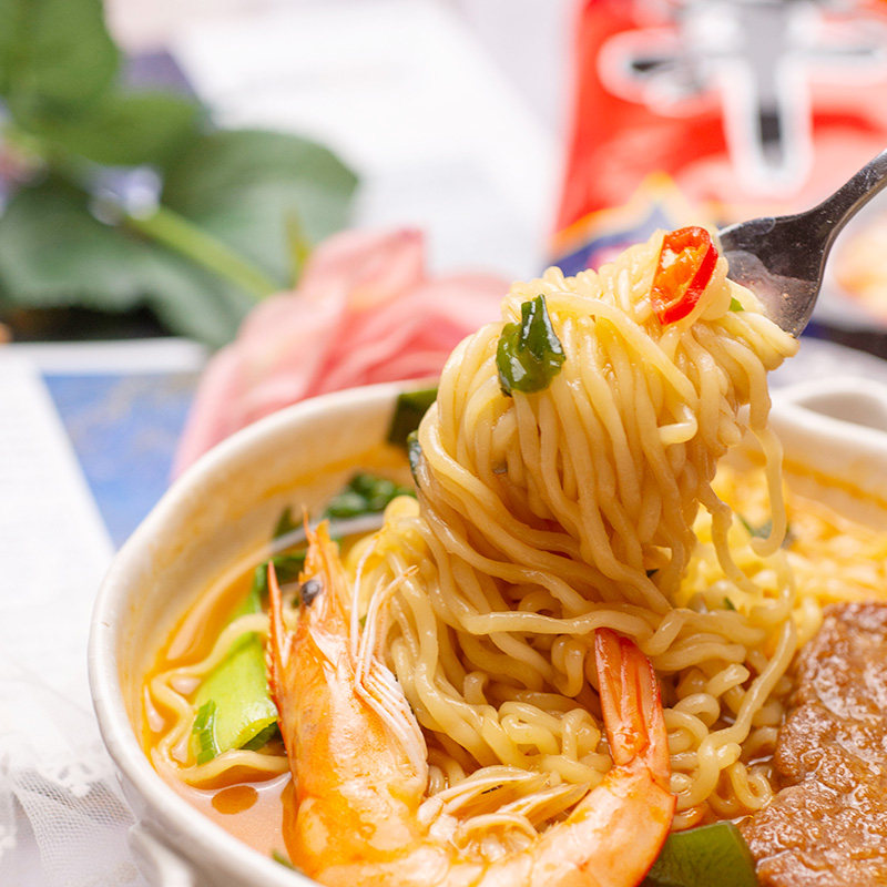 拉面农心鲜虾120gx5方便面袋装韩国泡面煮面速食方便面