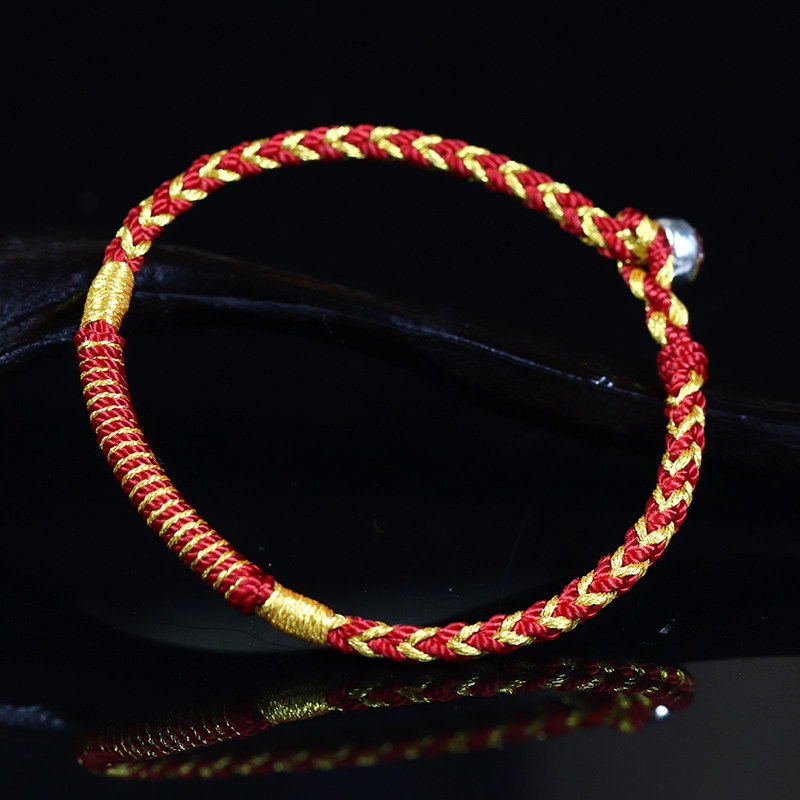 芊雅手工编织手链八股平安金刚结手男女情侣绳